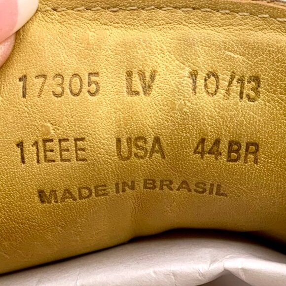 Sandro Moscoloni Norridge Cap Toe Oxford Dress Shoes Brown Leather Mens 11EEE - Picture 10 of 10